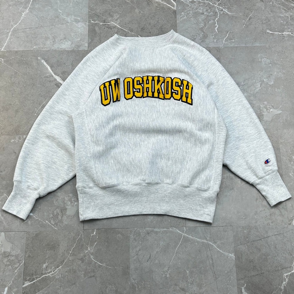 90s Vintage Player Issued Reverse Weave Wisconsin Oshkosh Sweatshirt Mens Medium